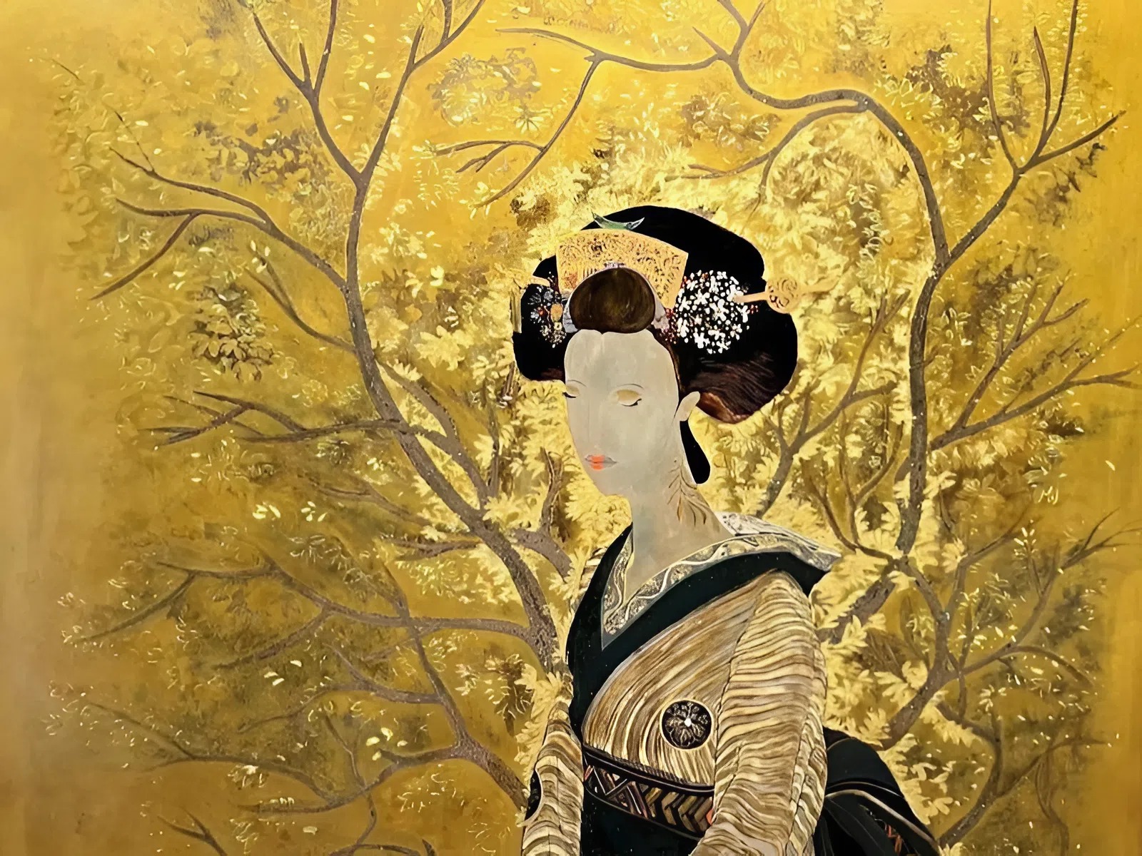 tranh son mai nhat ban 6