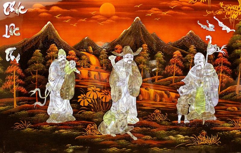 tranh son mai phuc loc tho 1 – Da sua