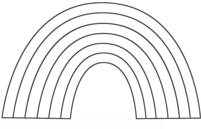 999+ Tranh tô màu cầu vồng đẹp, dễ in cho bé sáng tạo 4 Tranh tô màu cầu vồng 1