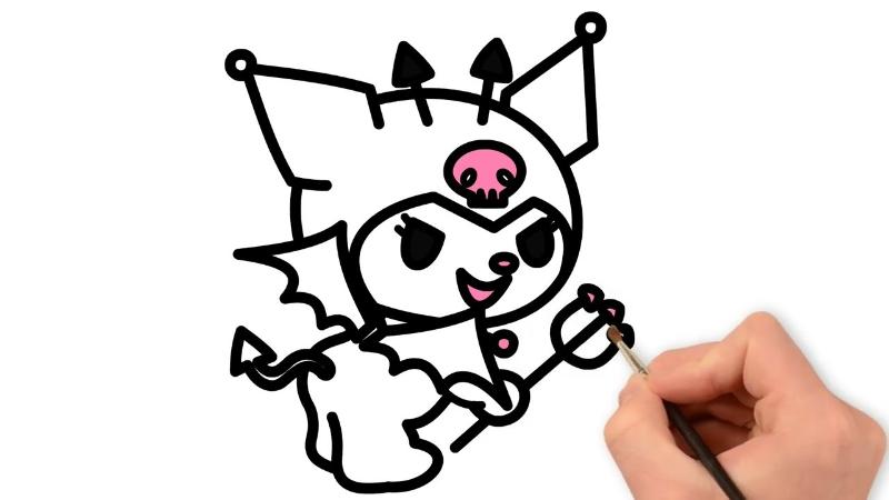 99+ mẫu tranh tô màu Kuromi đẹp, dễ tô, siêu đáng yêu 9 Kuromi trong trang phục Halloween cá tính, cho bé thỏa sức sáng tạo với các tông màu huyền bí và độc đáo!