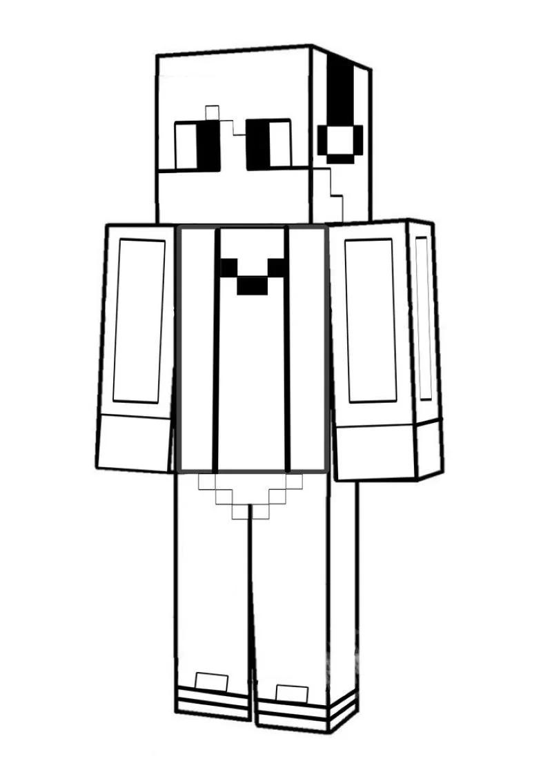 Tranh tô màu Minecraft đẹp cho bé – Bộ sưu tập dễ tải 6 tranh to mau minecraft4