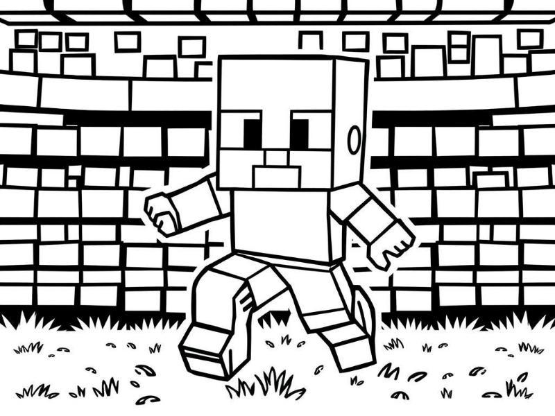 Tranh tô màu Minecraft đẹp cho bé – Bộ sưu tập dễ tải 10 tranh to mau minecraft8