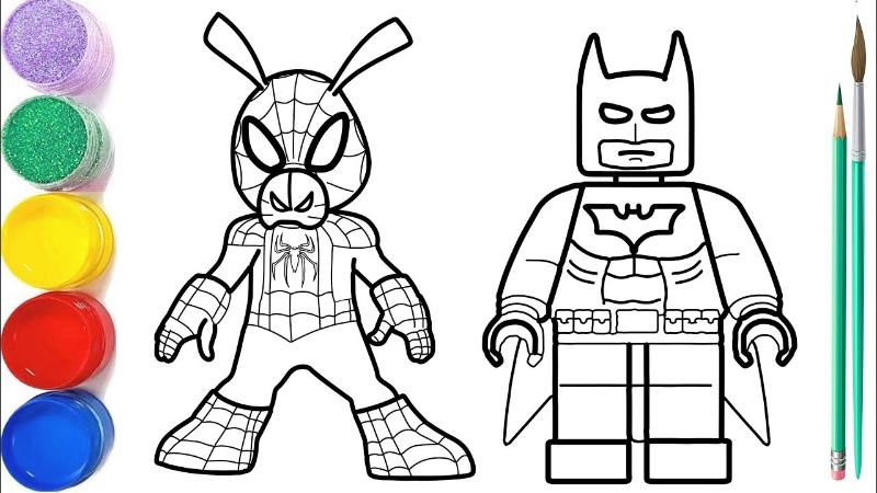 Tranh tô màu robot đẹp ngầu – Tải miễn phí 299+ mẫu mới 9 Sáng tạo cùng tranh tô màu robot phong cách Lego ngộ nghĩnh, kết hợp giữa siêu anh hùng và lắp ráp