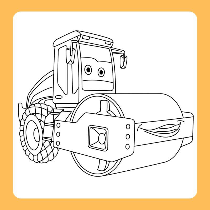 tranh to mau xe lu 11