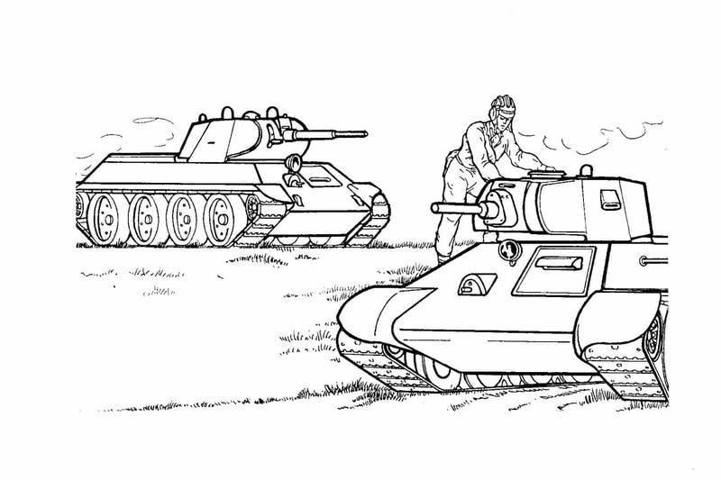 299+ Mẫu tranh tô màu xe tăng đẹp cho bé, tải miễn phí 12 Tranh mô phỏng hoạt động của lính và xe tăng trong trận địa, giúp bé làm quen với các phương tiện quân sự