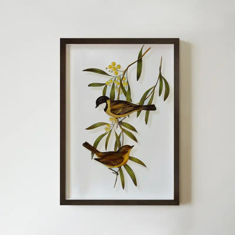 Tranh đôi chim uyên ương – Biểu tượng hạnh phúc lứa đôi 10 Tranh đôi chim uyên ương còn được những người độc thân treo trong phòng ngủ với mong muốn sớm gặp được ý trung nhân như ý