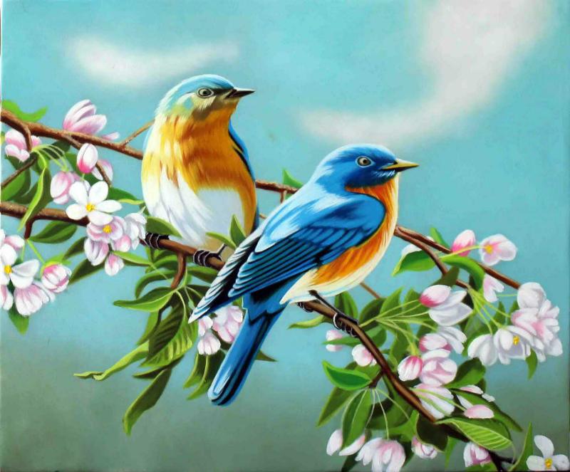 Tranh đôi chim uyên ương – Biểu tượng hạnh phúc lứa đôi 5 Tranh đôi chim uyên ương là lựa chọn hoàn hảo để trang trí phòng ngủ mang lại may mắn và hạnh phúc trọn vẹn cho gia chủ