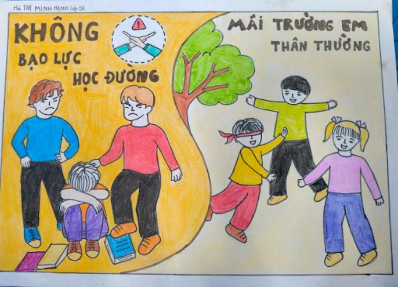 tranh ve bao luc hoc duong.1