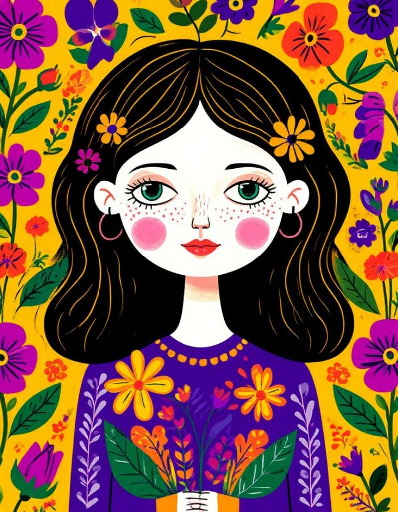 Hướng dẫn vẽ chân dung mẹ đơn giản và chi tiết nhất 10 ve chan dung me 13