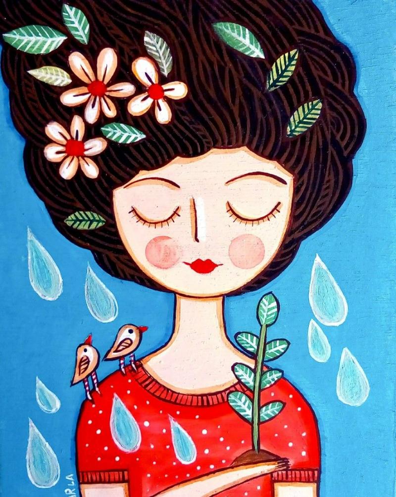 Hướng dẫn vẽ chân dung mẹ đơn giản và chi tiết nhất 7 ve chan dung me 15