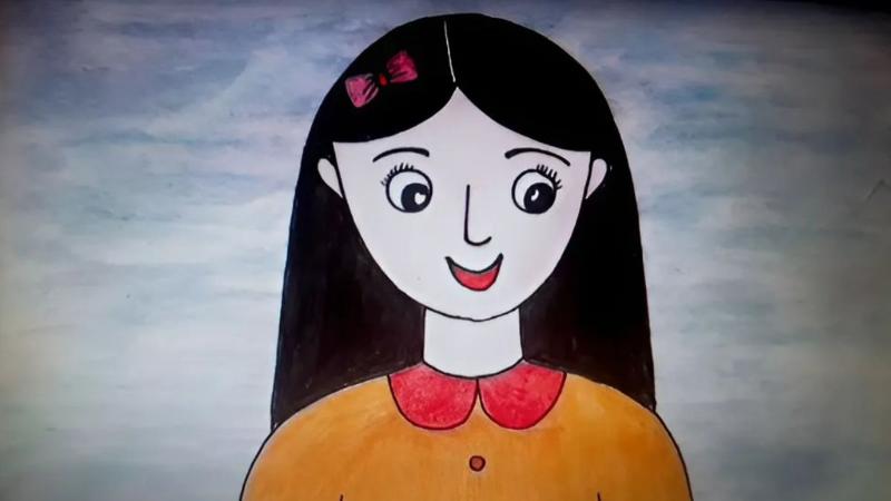 Hướng dẫn vẽ chân dung mẹ đơn giản và chi tiết nhất 18 ve chan dung me