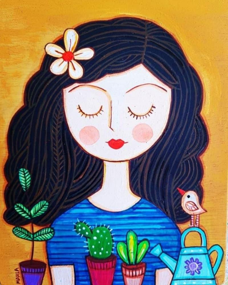 Hướng dẫn vẽ chân dung mẹ đơn giản và chi tiết nhất 15 ve chan dung me4