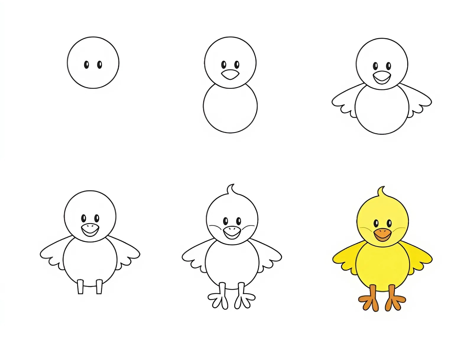 Vẽ con vật đơn giản: 30 mẫu dễ thương cho bé tập vẽ tại nhà 1 ve-con-vat-don-gian