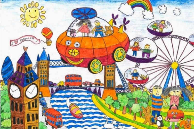 Vẽ tranh ý tưởng trẻ thơ đẹp, sáng tạo và ý nghĩa nhất 9 Vẽ tranh ý tưởng trẻ thơ 06