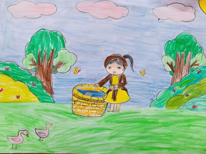 vẽ truyện cổ tích đơn giản