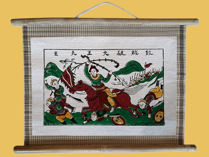 Ý nghĩa tranh Đồng Hồ Thánh Gióng