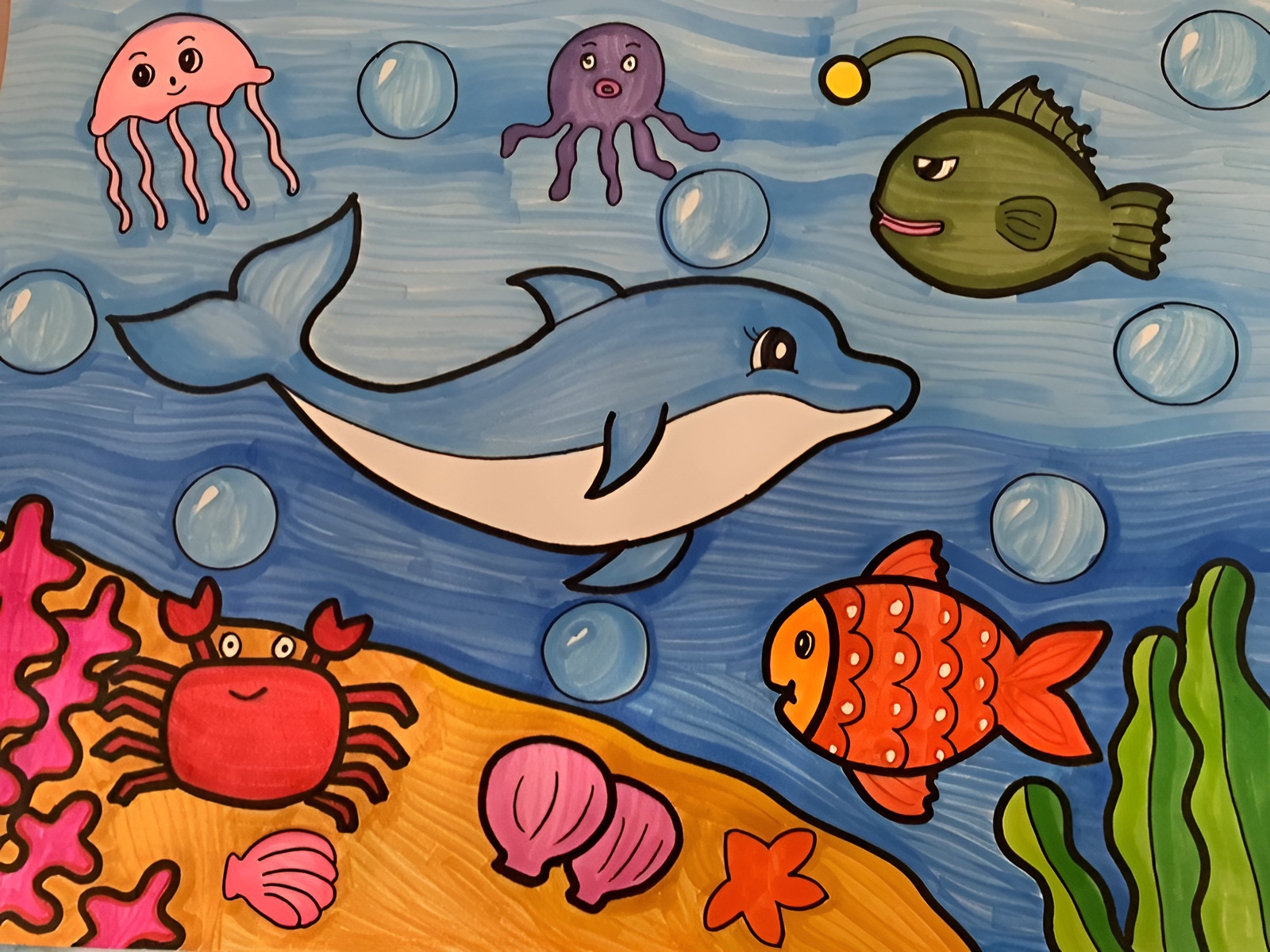 500+ Mẫu tranh tô màu con vật sống dưới nước cho bé phát triển tư duy 1 Thiet ke chua co ten 1 1 2