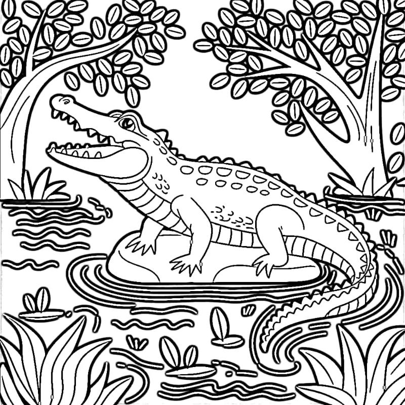 Tranh To Mau Ca Sau Ha Mieng