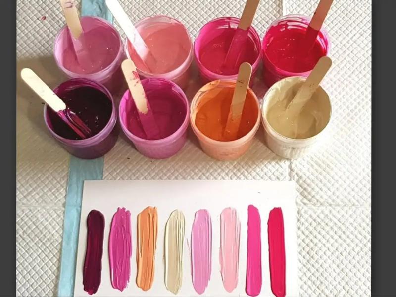 Nguyên lý cách pha màu hồng