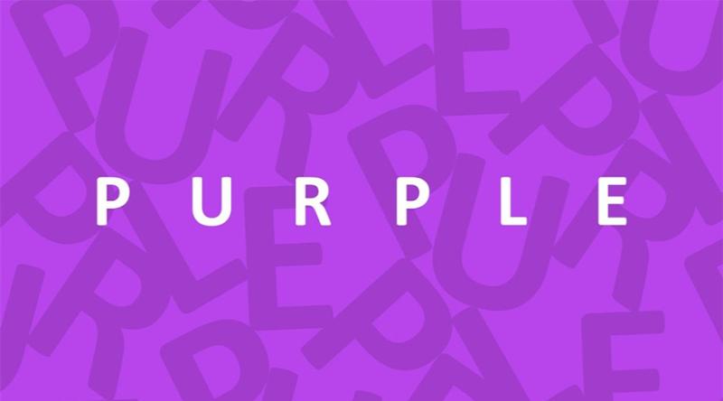 Màu tím chuẩn trong hệ màu RGB thường được ứng dụng trong thiết kế kỹ thuật số.