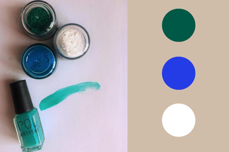 Cách pha màu xanh ngọc