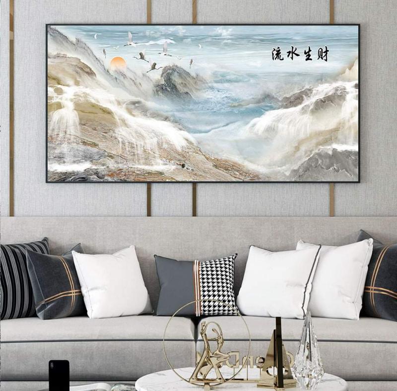 Kích thước treo tranh phòng khách