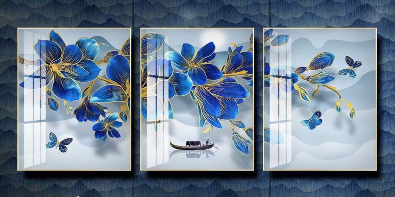 Tranh tráng gương dòng sông