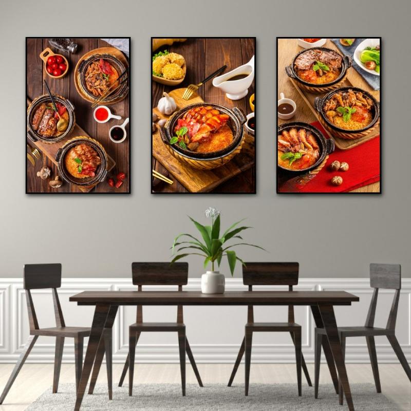 Tranh treo tường quán ăn bình dân