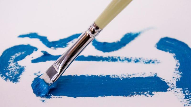 Ứng dụng pha màu xanh dương