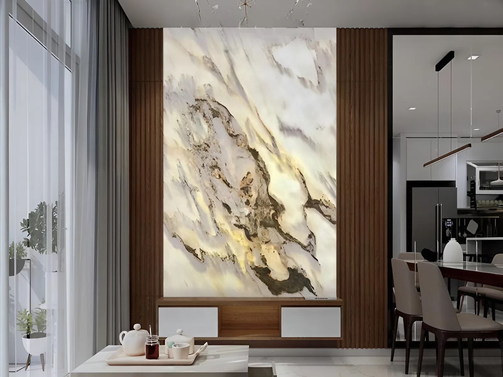 tranh đá sơn thủy