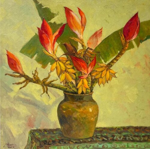 Tranh Hoa Chuối Rừng Đẹp