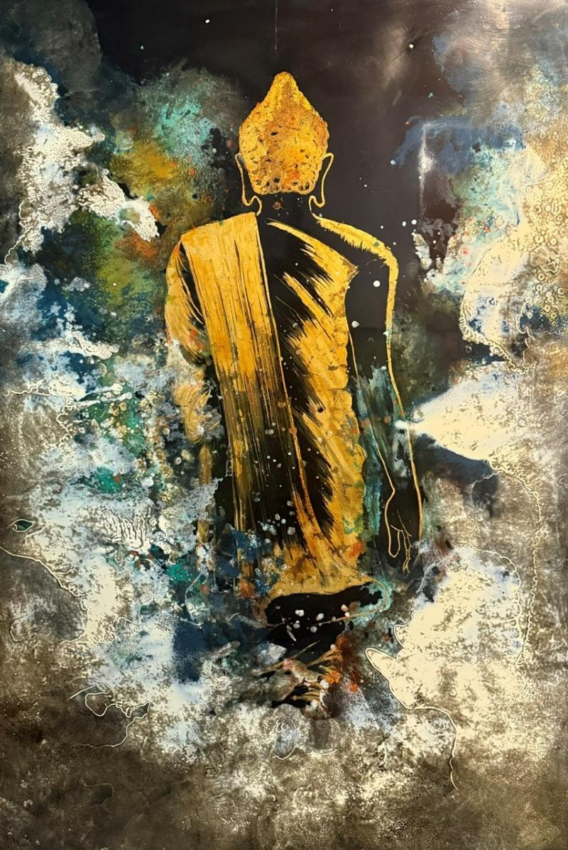 Tranh sơn mài tâm linh giúp điều hòa luồng khí và mang may mắn