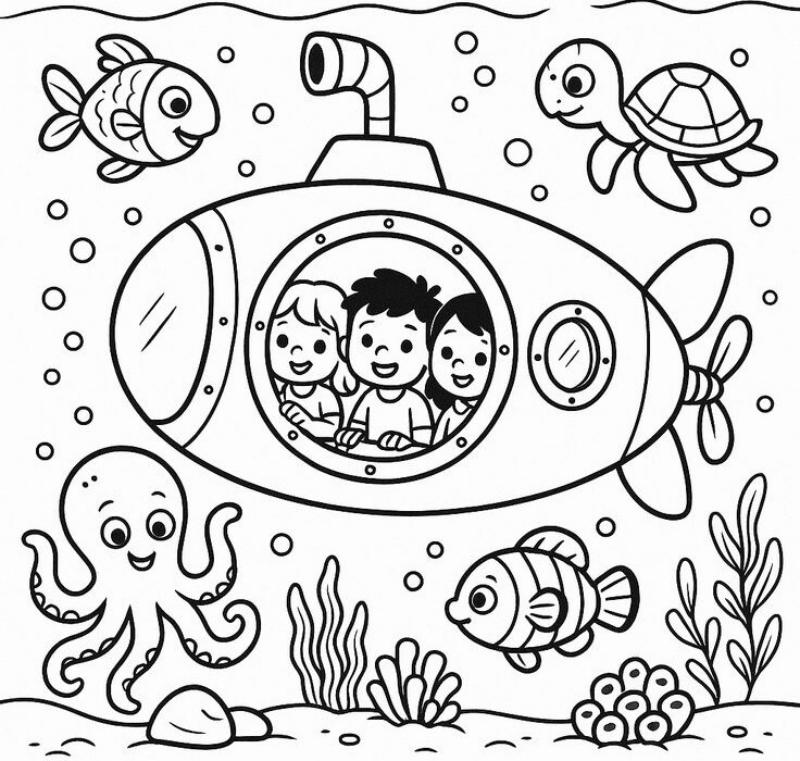 500+ Mẫu tranh tô màu con vật sống dưới nước cho bé phát triển tư duy 10 tranh to mau bien ca day be hieu ve sinh vat song duoi bien 2 1760329321 981 width736height700