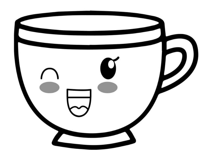 tranh to mau cai coc cute