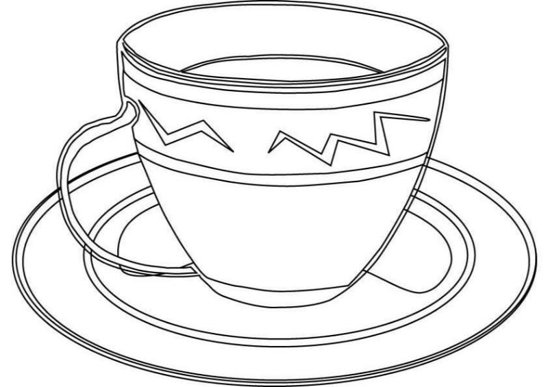 tranh to mau cai coc nho hoa tiet