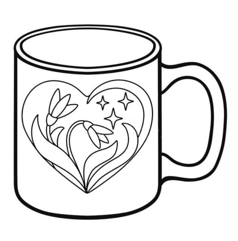 tranh to mau cai coc voi hoa tiet dep