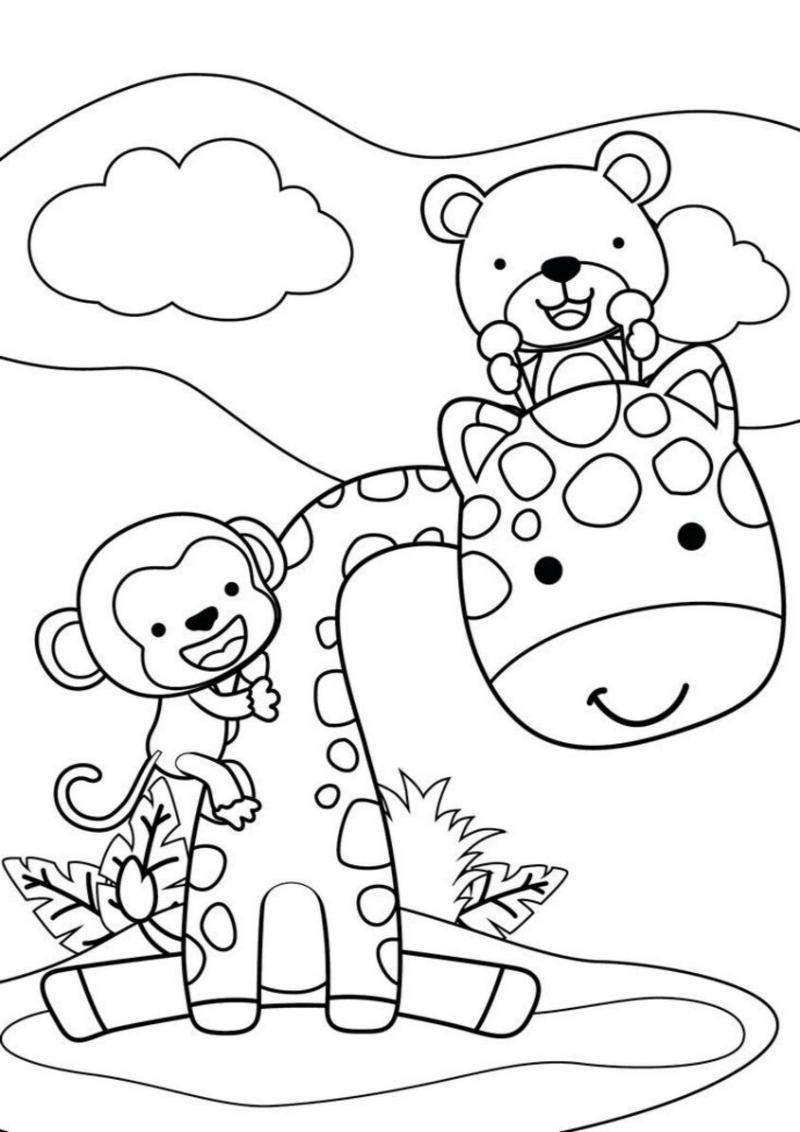 tranh to mau con vat 17