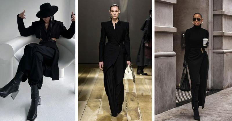 ung dung mau den trong thoi trang