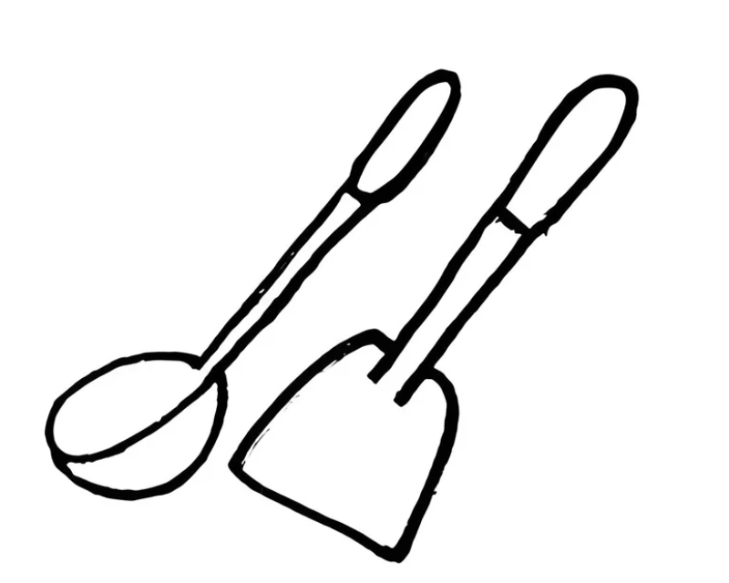 Tranh tô màu cái thìa là gì?