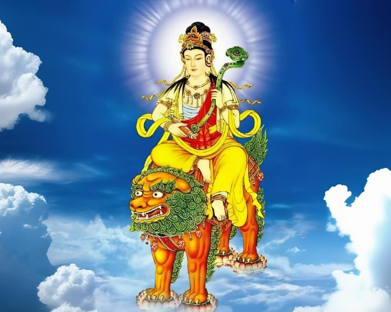 Ý nghĩa tranh văn thù bồ tát trong đời sống