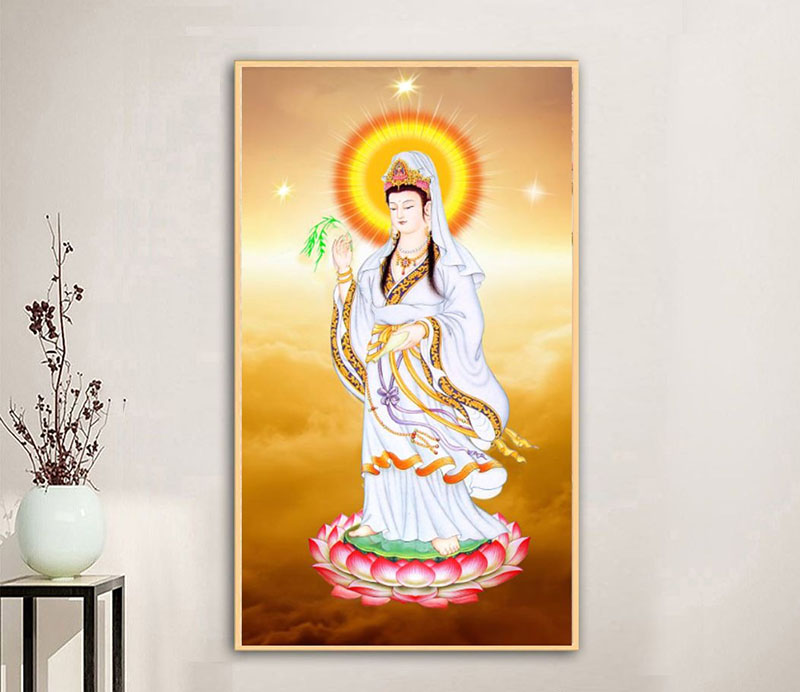 Tranh Phật Quan Âm Bồ Tát