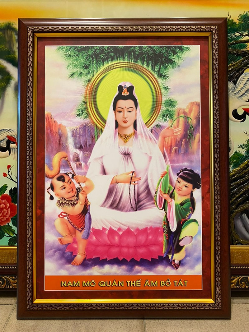 Tranh Phật Quan Âm Bồ Tát