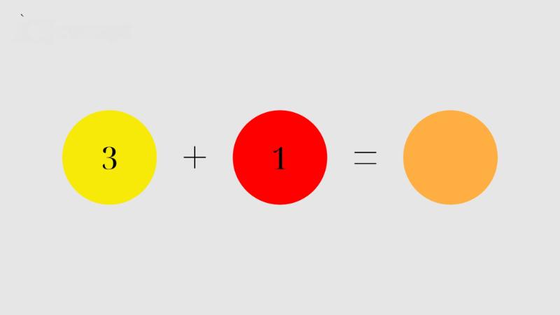 Kết hợp vàng và đỏ để tạo nên sắc vàng cam ấm áp và giàu chiều sâu