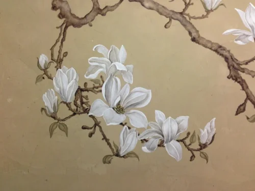 Tranh Hoa Lan Trắng