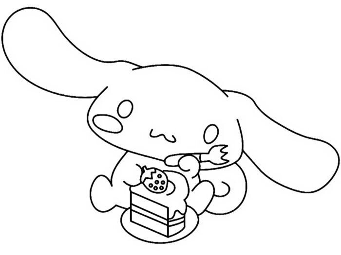 tranh tô màu cinnamoroll