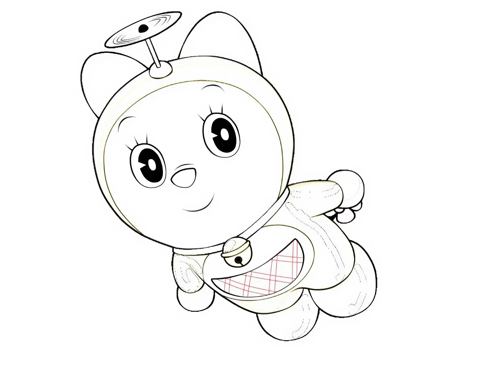 tranh tô màu doremi