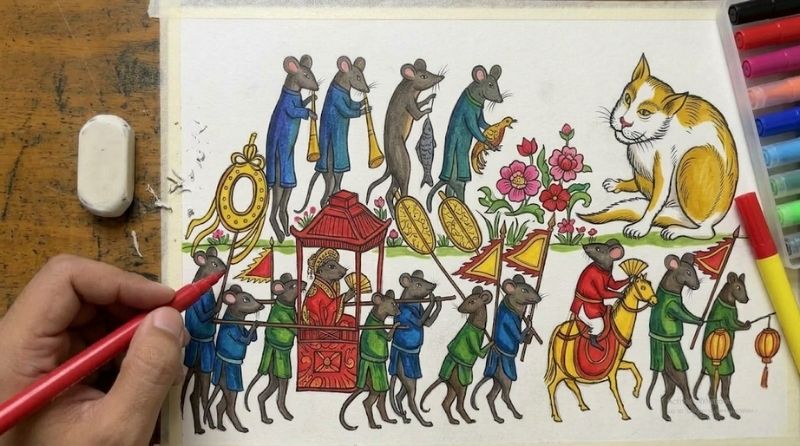 Hoàn thiện tô màu mảng bệt 