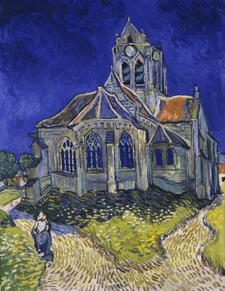 Church at Auvers (Nhà thờ ở Auvers - 1890)