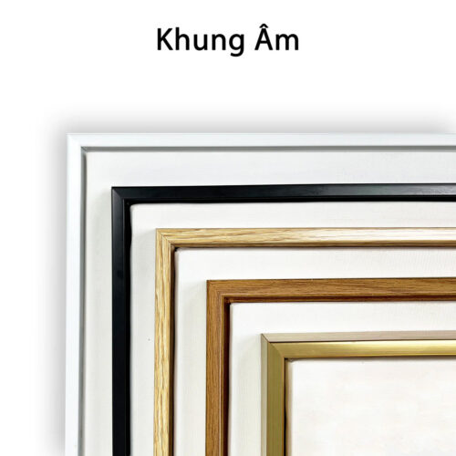 Khung tranh âm 0.8 cm