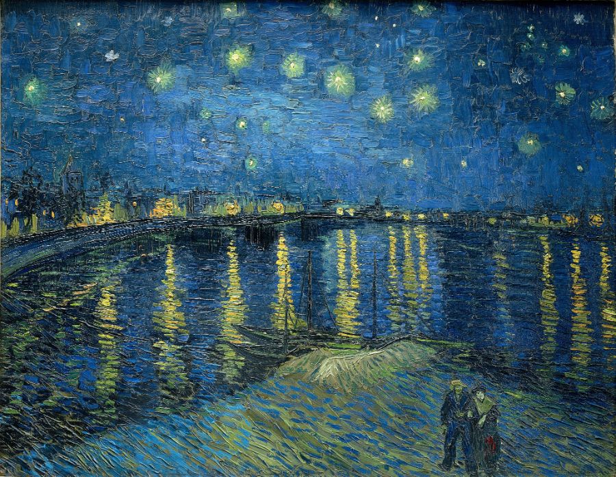 Starry Night Over the Rhône (Đêm đầy sao trên sông Rhône - 1888)